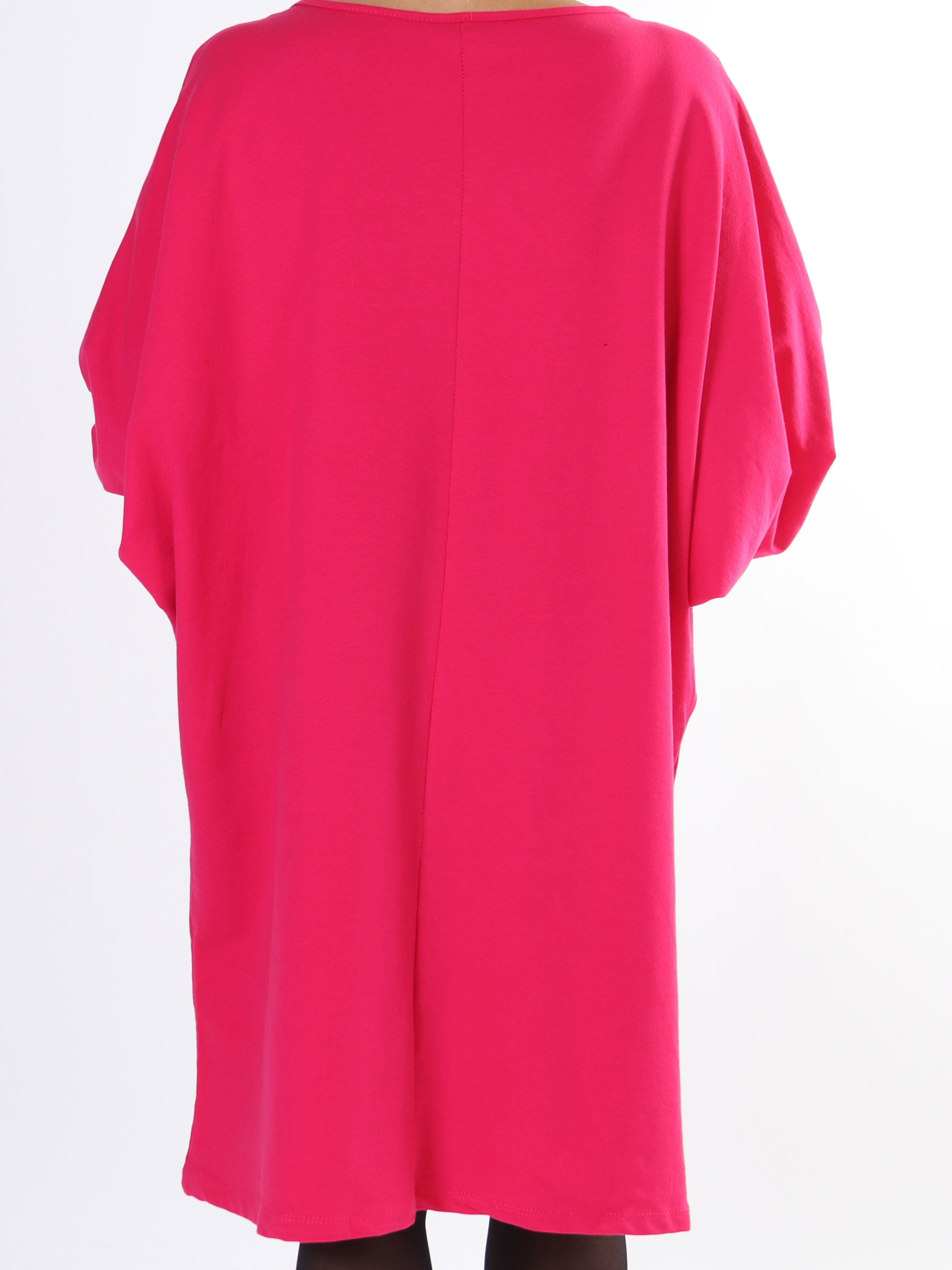 Torino - Plus size joggingkjole med stjerner af pailletter